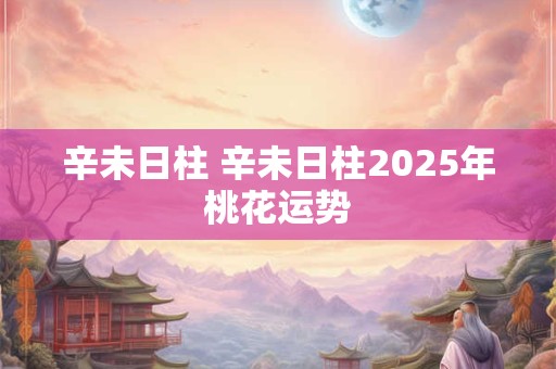 辛未日柱 辛未日柱2025年桃花运势