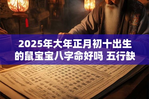 2025年大年正月初十出生的鼠宝宝八字命好吗 五行缺什么