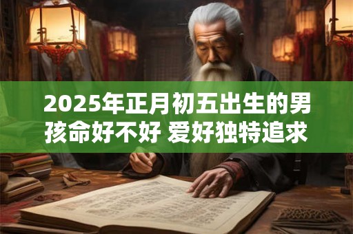 2025年正月初五出生的男孩命好不好 爱好独特追求刺激