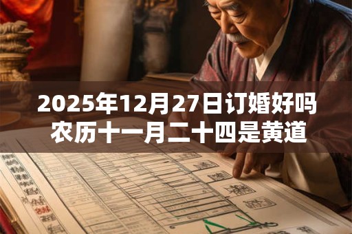 2025年12月27日订婚好吗 农历十一月二十四是黄道吉日吗