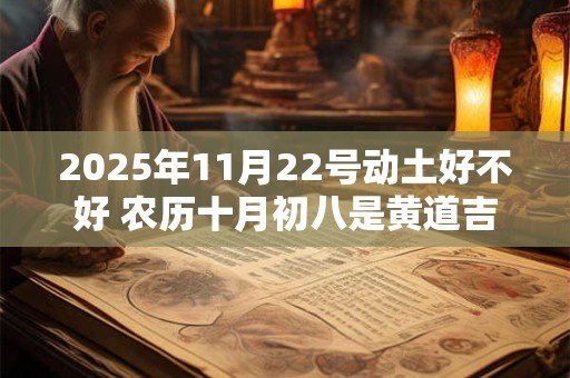 2025年11月22号动土好不好 农历十月初八是黄道吉日吗