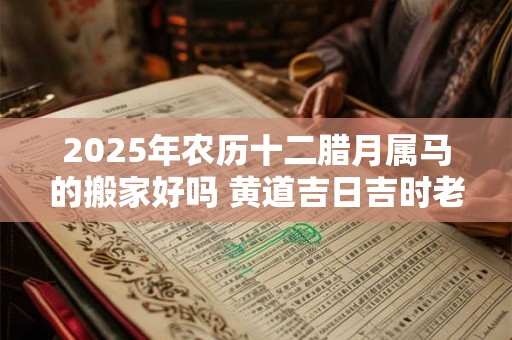 2025年农历十二腊月属马的搬家好吗 黄道吉日吉时老黄历查询