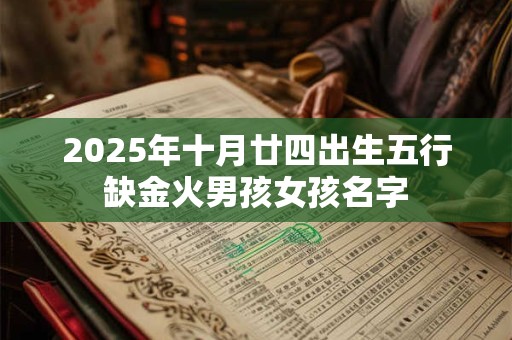 2025年十月廿四出生五行缺金火男孩女孩名字