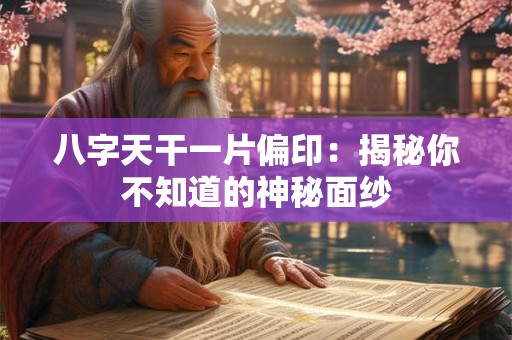 八字天干一片偏印：揭秘你不知道的神秘面纱