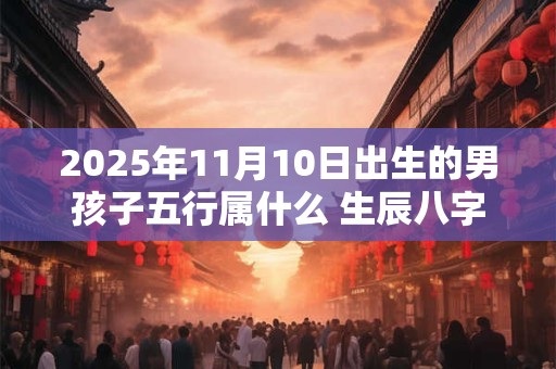 2025年11月10日出生的男孩子五行属什么 生辰八字取名