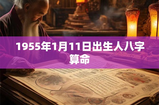 1955年1月11日出生人八字算命
