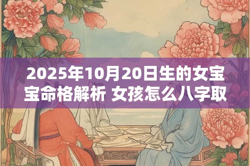 2025年10月20日生的女宝宝命格解析 女孩怎么八字取名