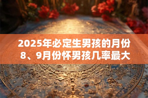 2026年必定生男孩的月份 8、9月份怀男孩几率最大