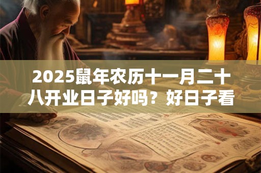 2025鼠年农历十一月二十八开业日子好吗？好日子看八字