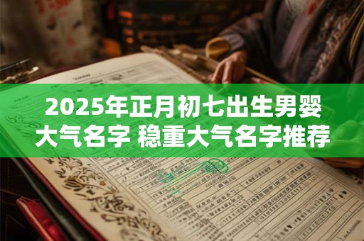 2025年正月初七出生男婴大气名字 稳重大气名字推荐