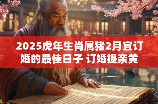 2025虎年生肖属猪2月宜订婚的最佳日子 订婚提亲黄道吉日
