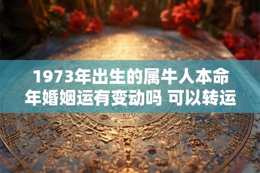 1973年出生的属牛人本命年婚姻运有变动吗 可以转运吗
