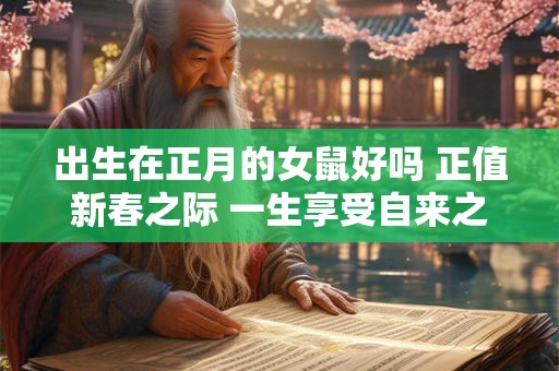 出生在正月的女鼠好吗 正值新春之际 一生享受自来之食