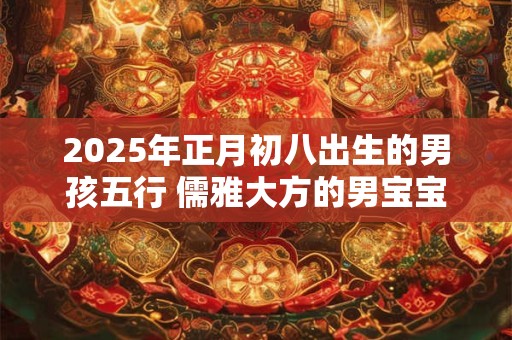 2025年正月初八出生的男孩五行 儒雅大方的男宝宝名字