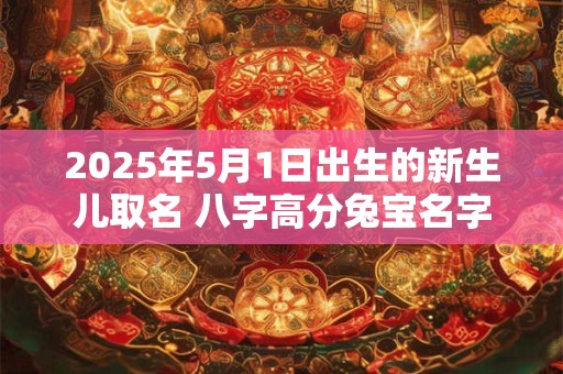 2025年5月1日出生的新生儿取名 八字高分兔宝名字