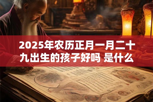 2025年农历正月一月二十九出生的孩子好吗 是什么命 2025年农历正月一月二十九出生的孩子好吗 是什么命