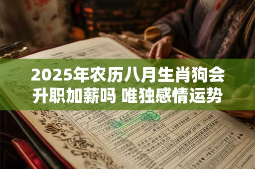 2025年农历八月生肖狗会升职加薪吗 唯独感情运势较好