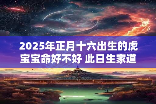 2025年正月十六出生的虎宝宝命好不好 此日生家道昌隆