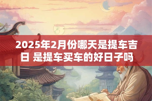 2025年2月份哪天是提车吉日 是提车买车的好日子吗