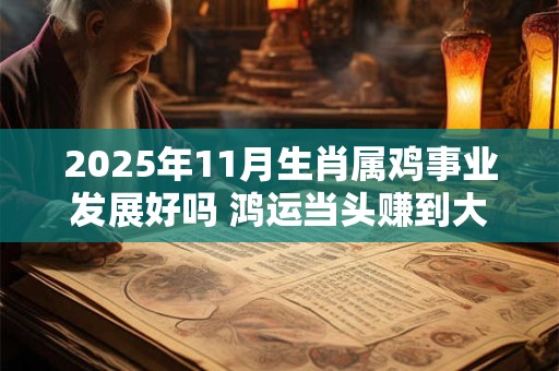 2025年11月生肖属鸡事业发展好吗 鸿运当头赚到大钱