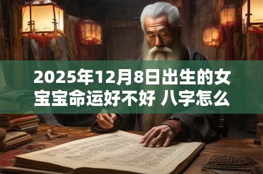 2025年12月8日出生的女宝宝命运好不好 八字怎么样