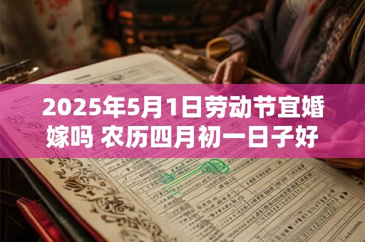 2025年5月1日劳动节宜婚嫁吗 农历四月初一日子好不好