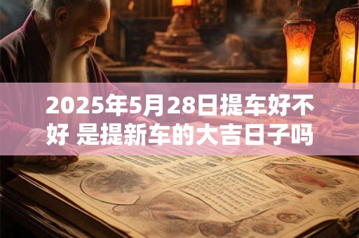 2025年5月28日提车好不好 是提新车的大吉日子吗