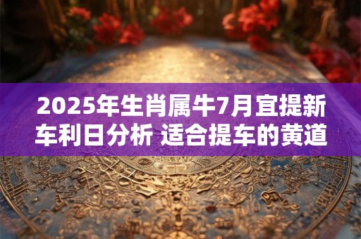 2025年生肖属牛7月宜提新车利日分析 适合提车的黄道吉日