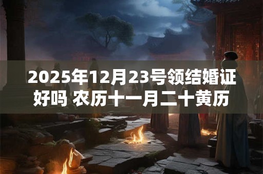2025年12月23号领结婚证好吗 农历十一月二十黄历
