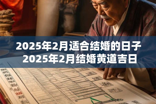 2025年2月适合结婚的日子 2025年2月结婚黄道吉日查询