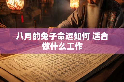 八月的兔子命运如何 适合做什么工作
