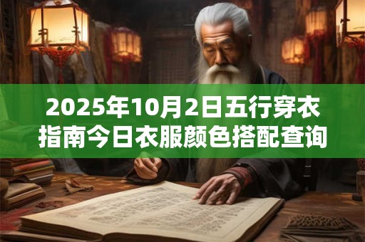 2025年10月2日五行穿衣指南今日衣服颜色搭配查询