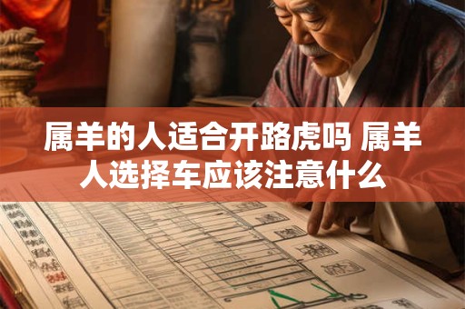 属羊的人适合开路虎吗 属羊人选择车应该注意什么