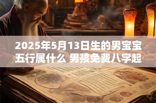 2025年5月13日生的男宝宝五行属什么 男孩免费八字起名
