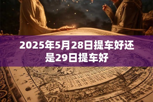 2025年5月28日提车好还是29日提车好