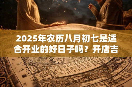 2025年农历八月初七是适合开业的好日子吗？开店吉日选择