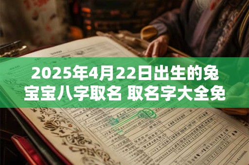 2025年4月22日出生的兔宝宝八字取名 取名字大全免费查询