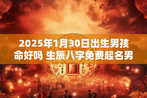 2025年1月30日出生男孩命好吗 生辰八字免费起名男孩 2025年1月30日出生男孩命好吗 生辰八字免费起名男孩