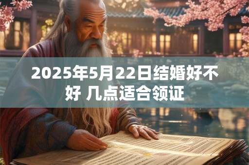 2025年5月22日结婚好不好 几点适合领证