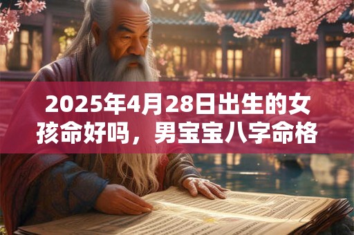 2025年4月28日出生的女孩命好吗，男宝宝八字命格