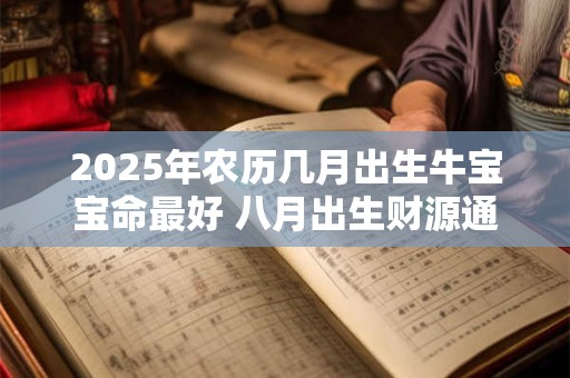 2025年农历几月出生牛宝宝命最好 八月出生财源通四海