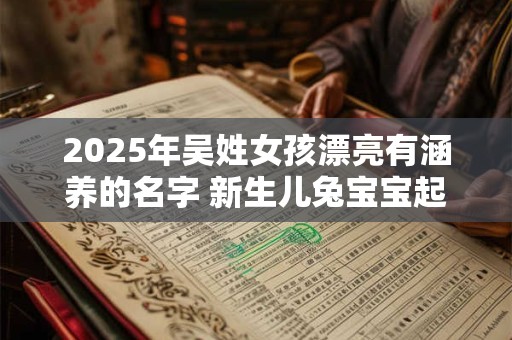 2025年吴姓女孩漂亮有涵养的名字 新生儿兔宝宝起名
