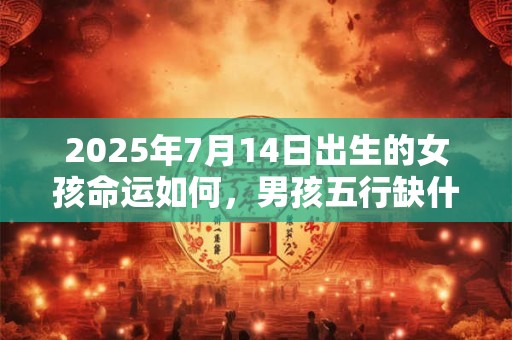 2025年7月14日出生的女孩命运如何，男孩五行缺什么