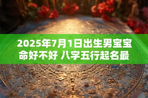 2025年7月1日出生男宝宝命好不好 八字五行起名最全款