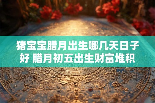 猪宝宝腊月出生哪几天日子好 腊月初五出生财富堆积如山