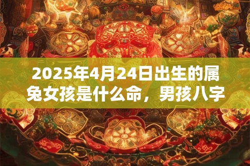 2025年4月24日出生的属兔女孩是什么命，男孩八字命运分析