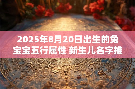 2025年8月20日出生的兔宝宝五行属性 新生儿名字推荐