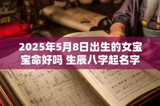2025年5月8日出生的女宝宝命好吗 生辰八字起名字