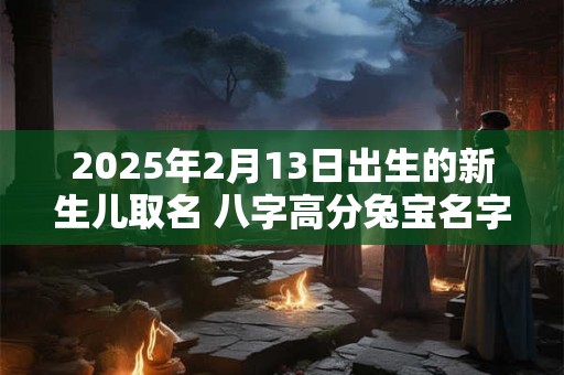 2025年2月13日出生的新生儿取名 八字高分兔宝名字