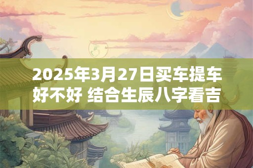 2025年3月27日买车提车好不好 结合生辰八字看吉日